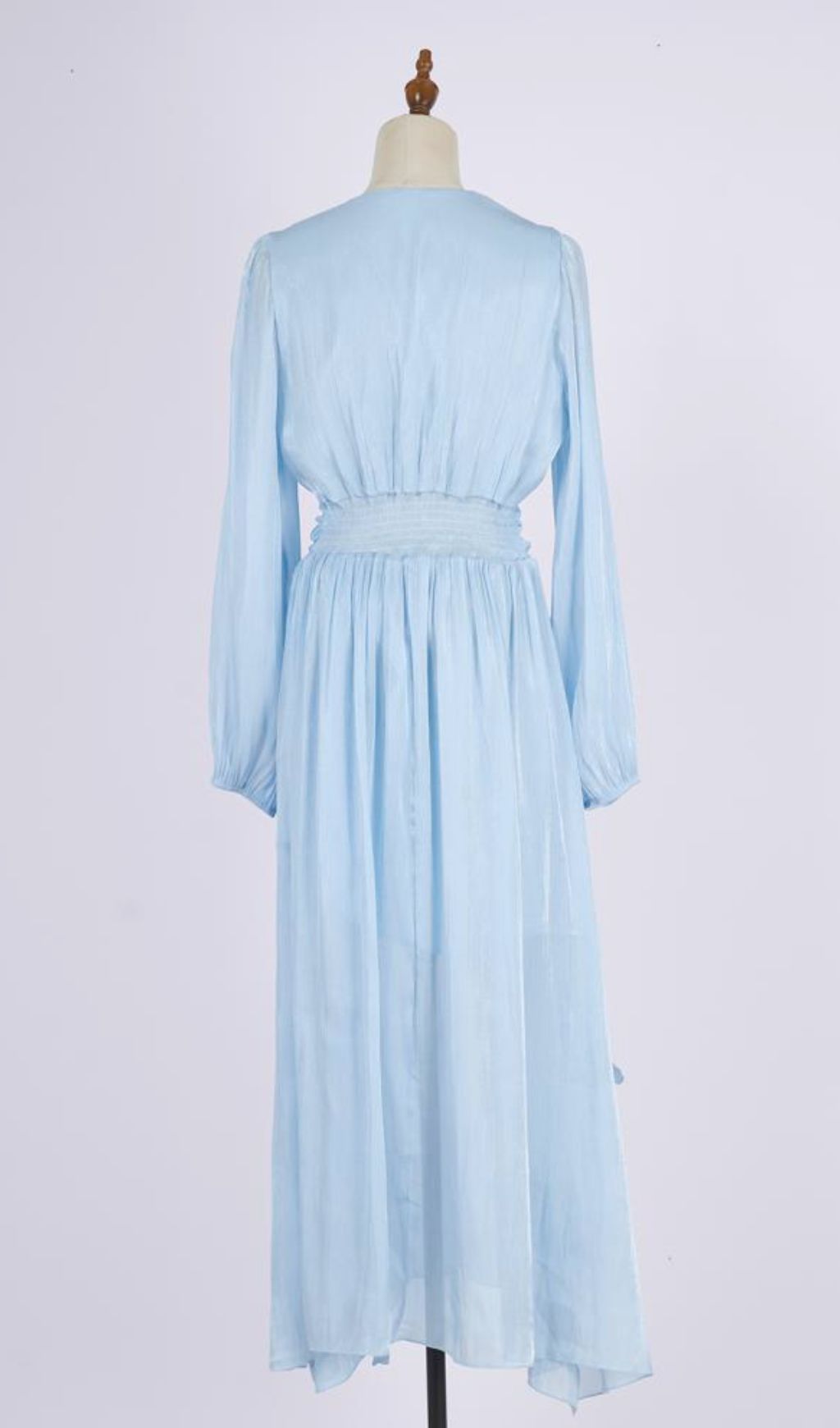 49824964ec69d78191dfa63a60ec3e4f.jpg Fashionslee Women Ginger V-Neck Long Sleeve Maxi Dress