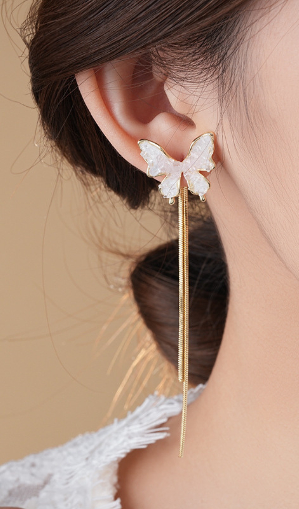 VINTAGE BUTTERFLY TASSEL EARRINGS – TRENDING - OWNCI