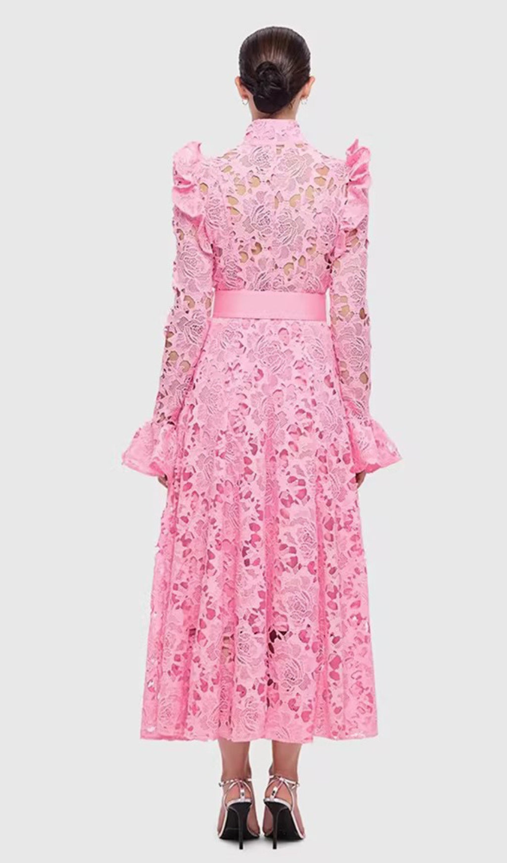 Fashionslee Women Alicia Lace Butterfly Sleeve Dress