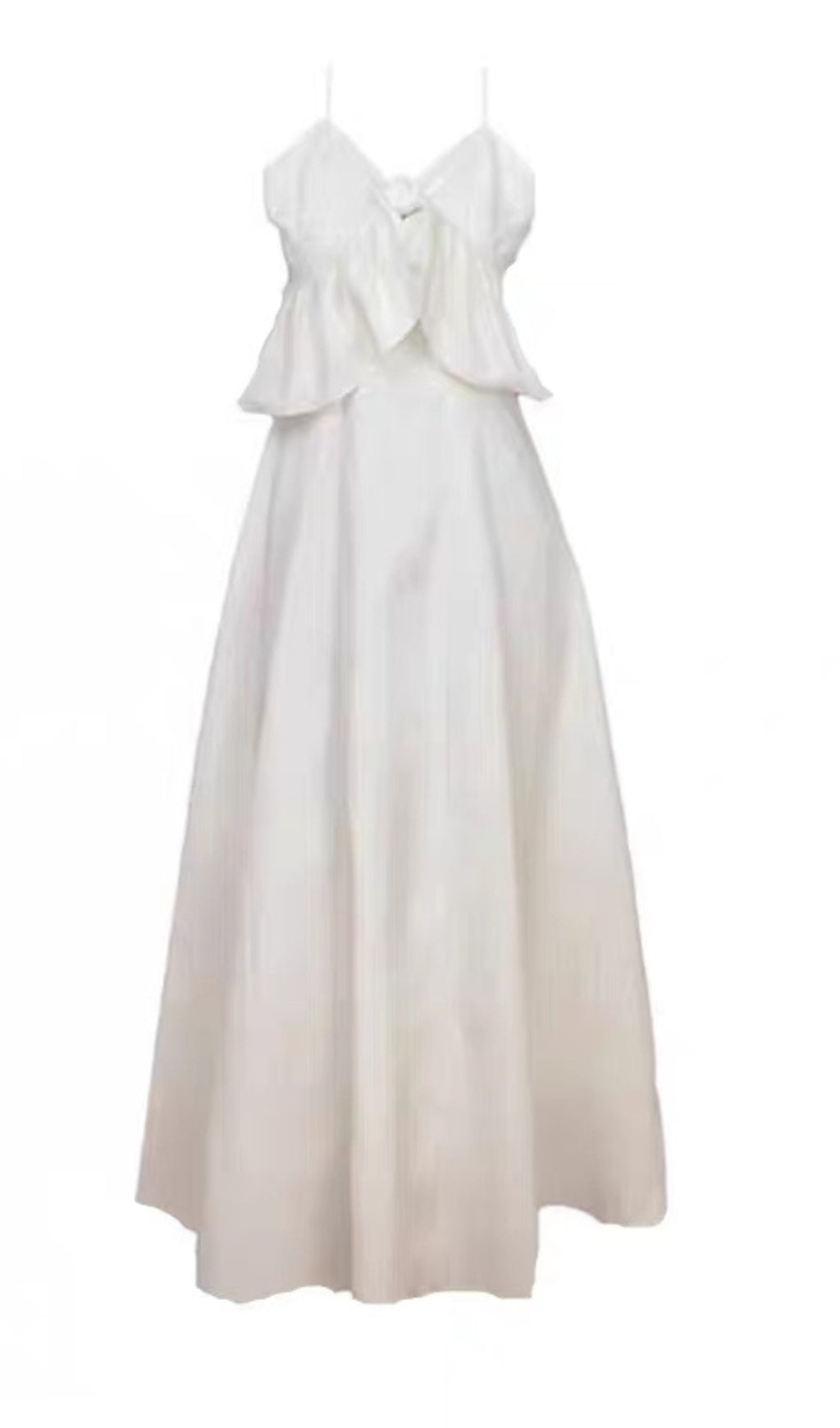 Fashionslee Women Adjustable Collar Strap Midi Dress