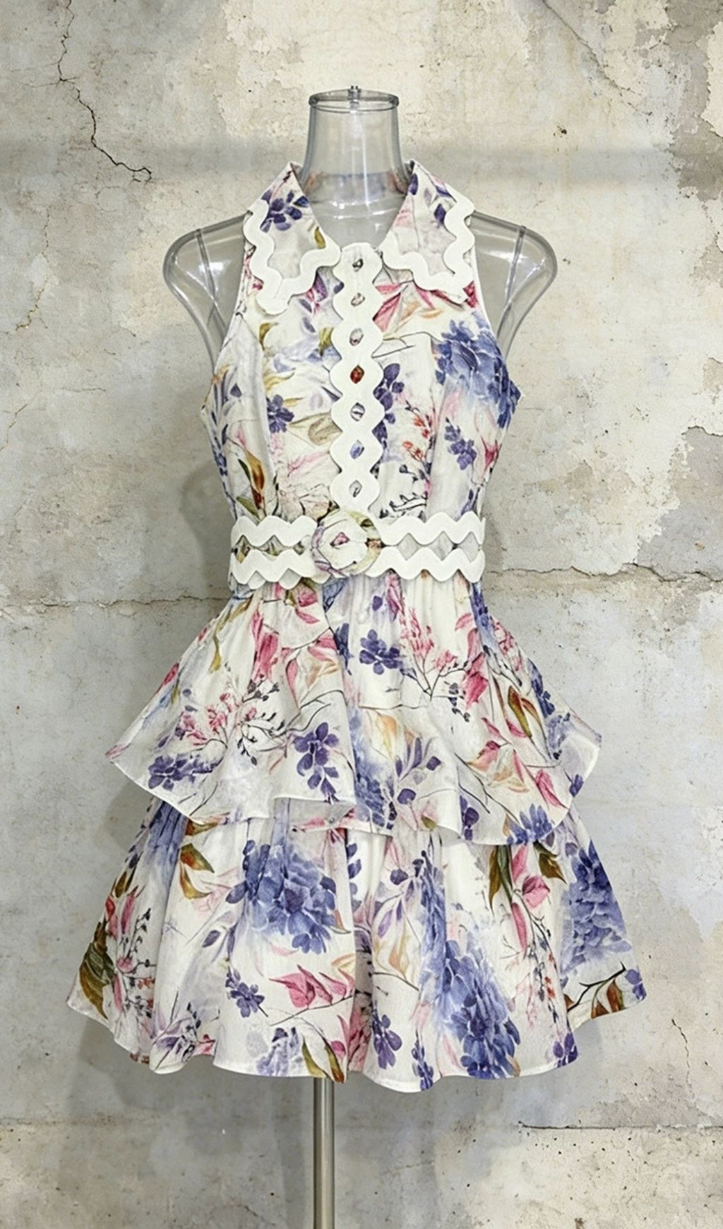 49d983f7dccefc5ec3940e1ce939d494.jpg Fashionslee Women Keaira Sleeveless Printed Mini Dress
