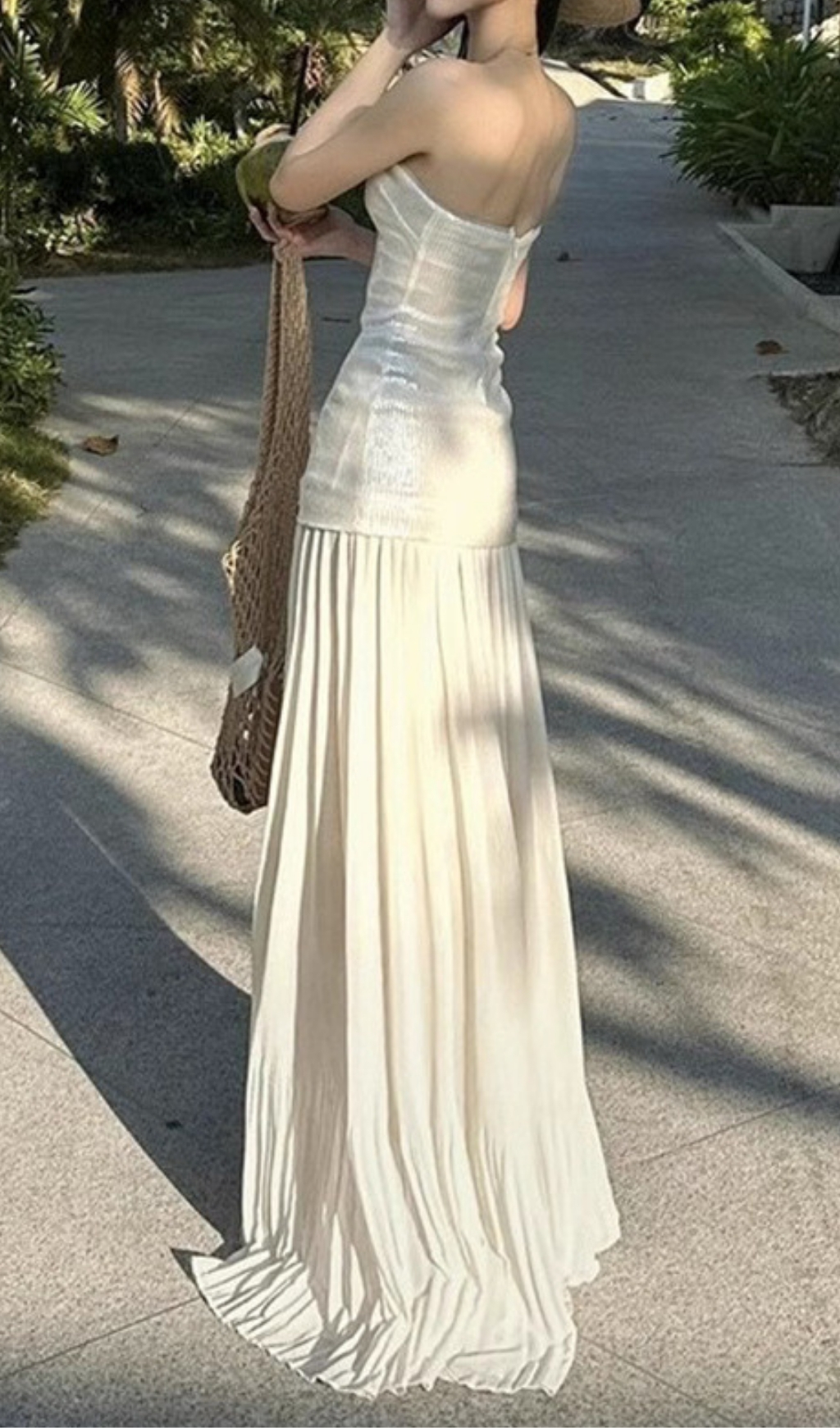 4a565532096c86c2791cd4e09e5d3fff.jpg Fashionslee Women Fola Strapless Sequin Maxi Dress