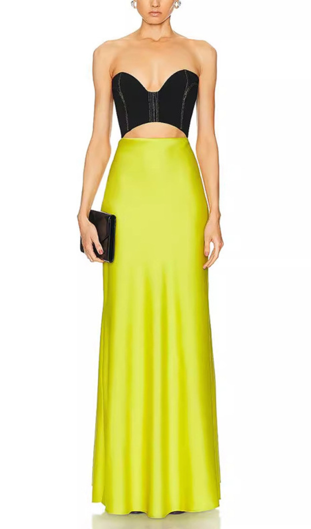 Fashionslee Women Emery Strapless Cutout Maxi Dress