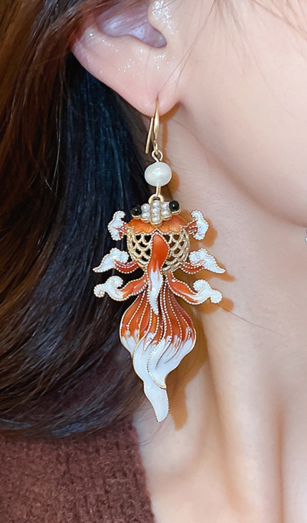 4b2cc5db14e7255fe632ea97375014f9.jpg Fashionslee Women Denis Koi Earrings