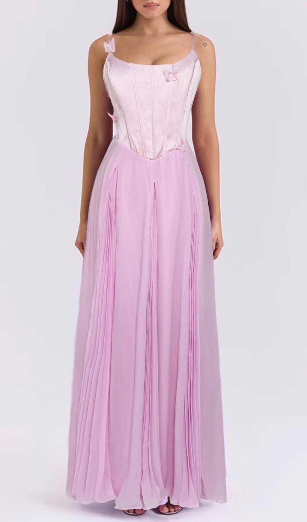 VITAL MESH CORSET MAXI DRESS - OWNCI VITAL MESH CORSET MAXI DRESS - OWNCI