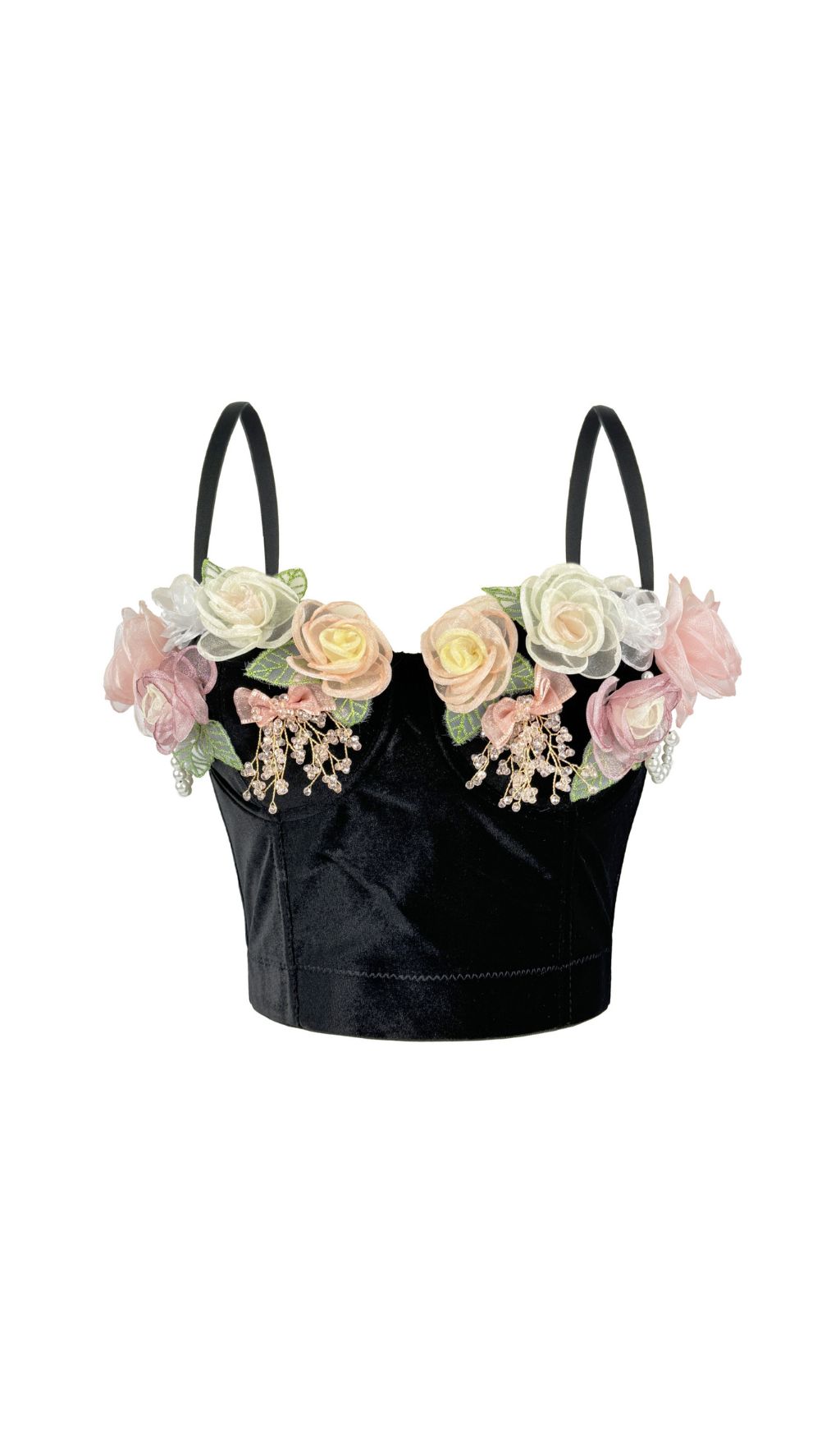 4baf5598ccb7020626471993f704edc6.jpg Fashionslee Women Jaina 3D Flower Crop Top