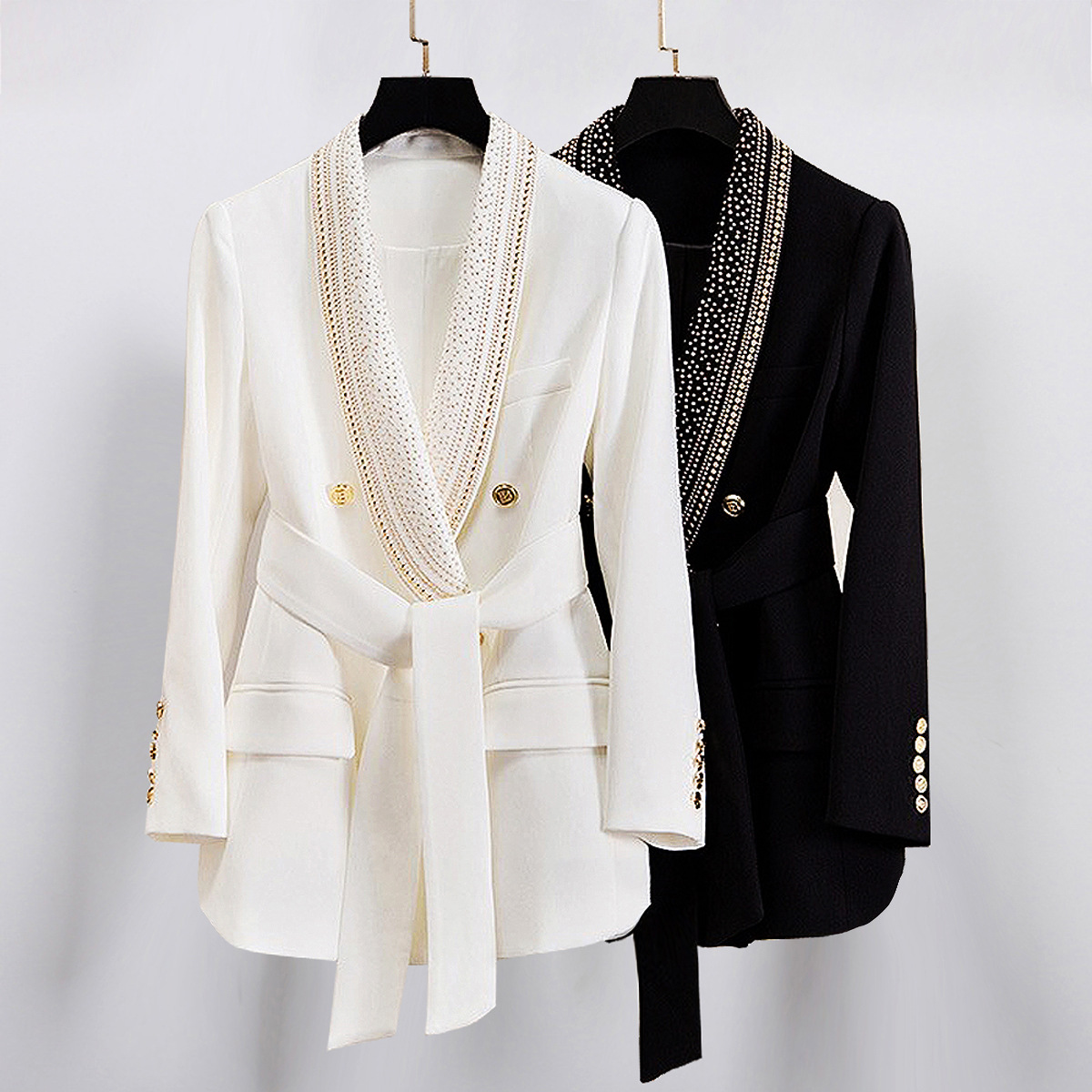 4c66f69b8290c929e8c05feccf541b4d.jpg Fashionslee Women Hazel Embellished Blazer