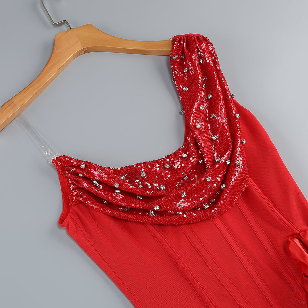 4d30755e0dd360445c0bf221f2163319.jpeg Fashionslee Women Brannon Red One-Shoulder Corset Maxi Dress