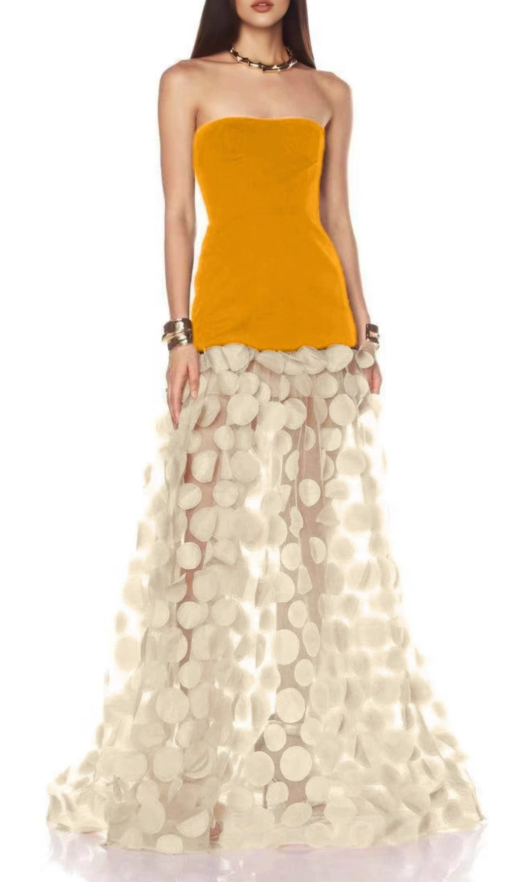Fashionslee Women Gaenor Strapless Maxi Dress