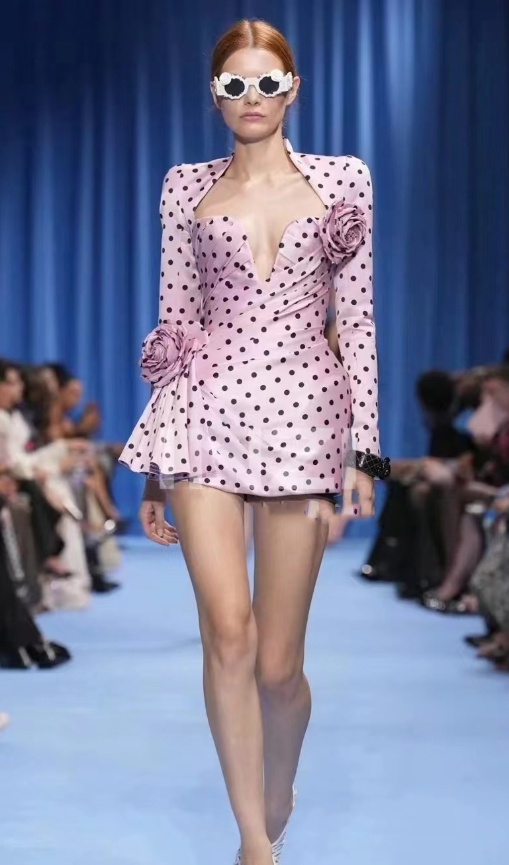 4eeaef253e39e9bc0d7fb7be12b82665.jpg Fashionslee Women Polka Dots Short Printed Dress