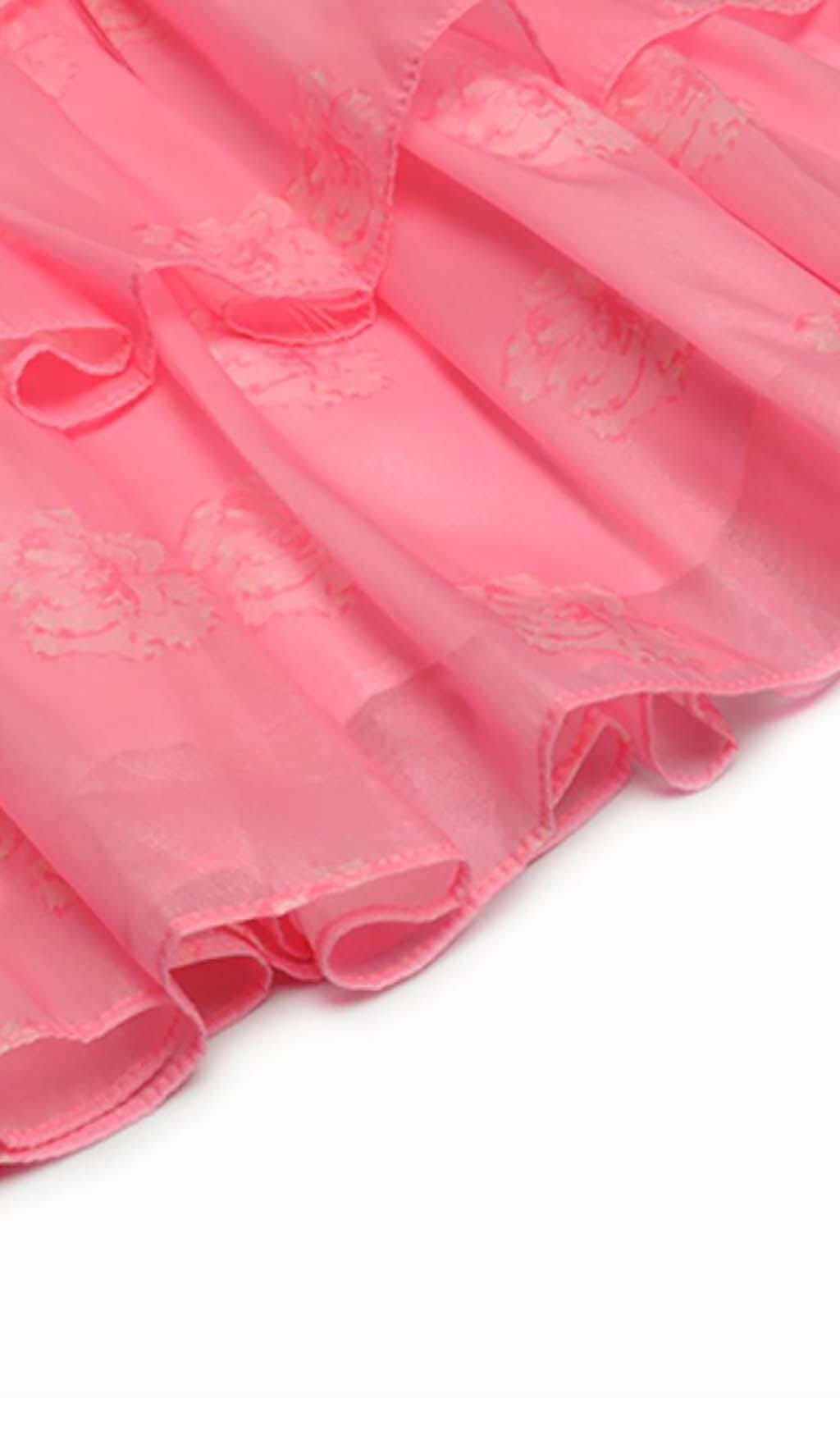 4fac8b0725626f8e702618911975b28e.jpeg Fashionslee Women Puff Sleeve Tiered Mini Dress In Pink