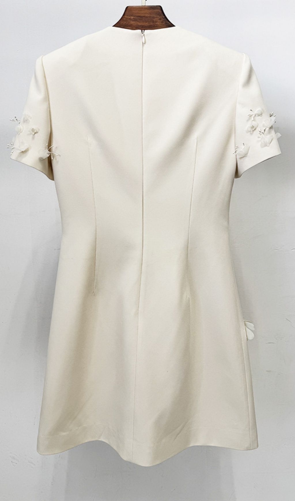 5059fba47cf69f93f7feded494e77a7e.jpg Fashionslee Women Kenda 3D Flower Embellished Mini Dress