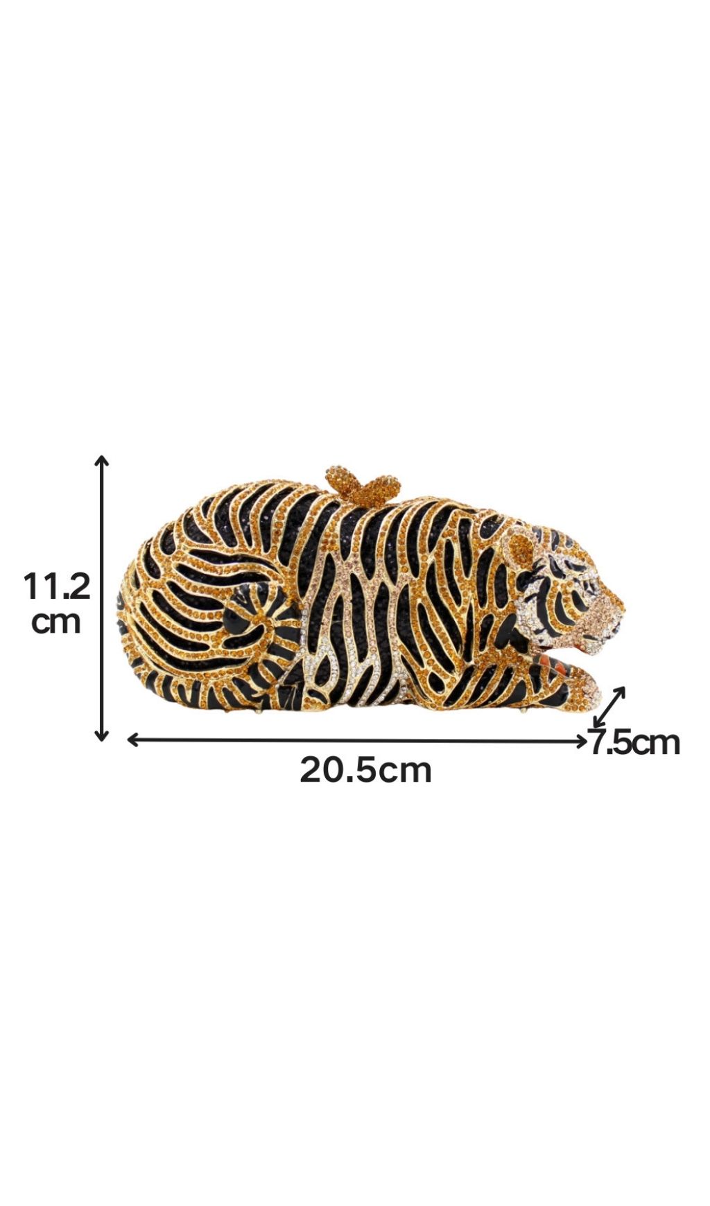 50fb16c4f39f8cc89f7278f8a00a37a1.jpg Fashionslee Women Khia Tiger Diamante Bag