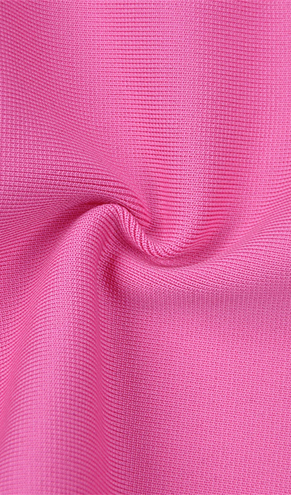 511ca96d621909274b873a942e7dfb58.jpeg Fashionslee Women Stretch Long Sleeves Mini Dress In Hyper Pink