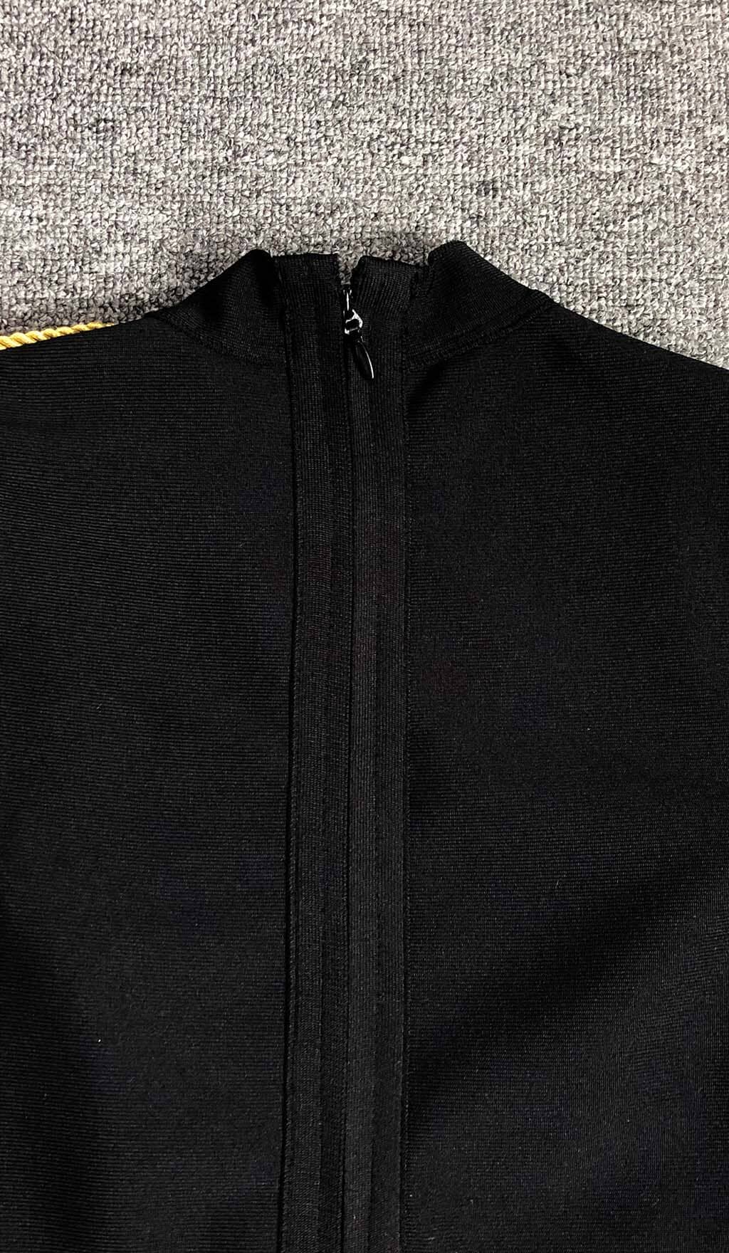 51b2f6d91e6a138ab0d7111697ba4aaa.jpeg Fashionslee Women Long Sleeve Bandage Mini Dress In Black
