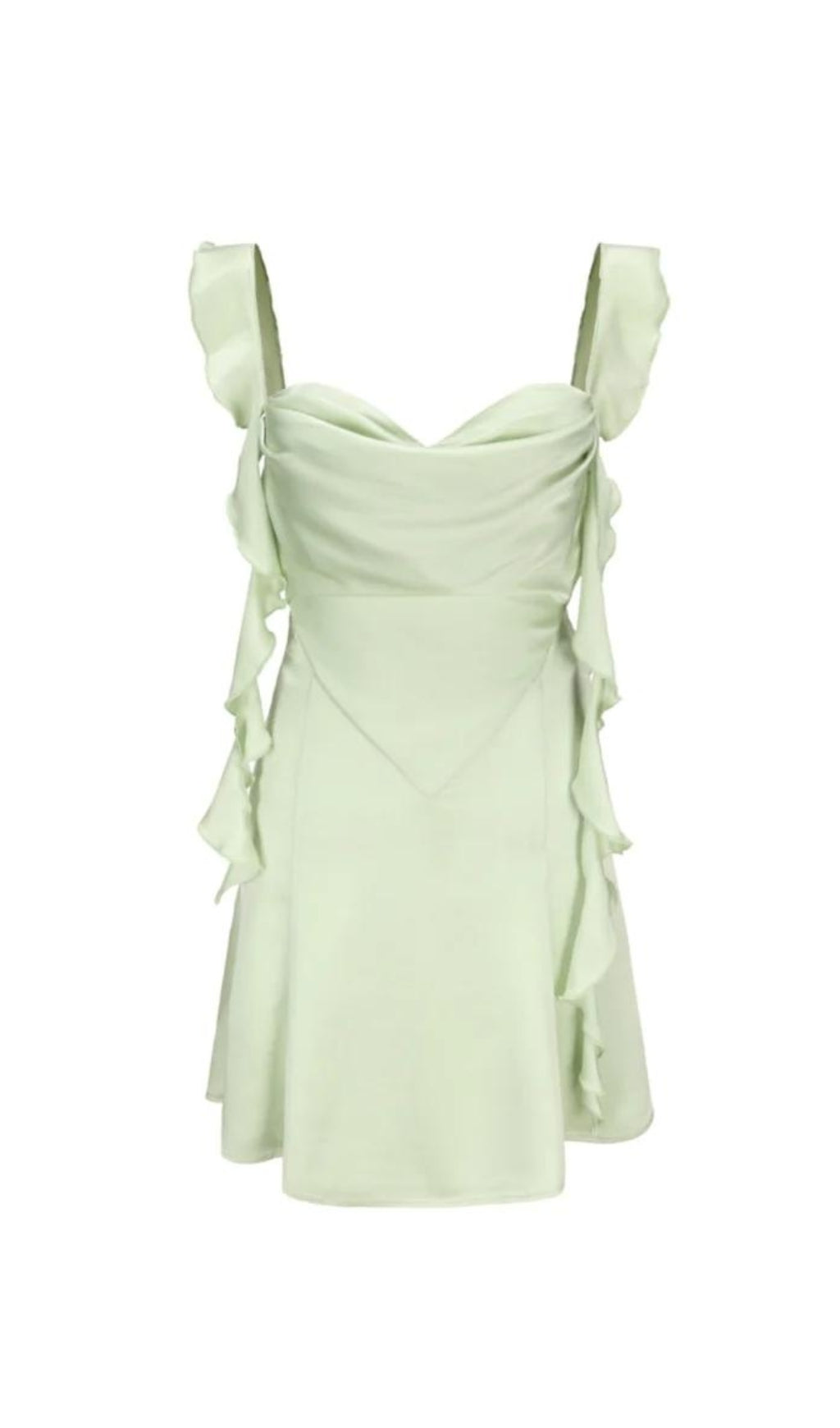 5270dd3a3b16a29809ff02f6a483c51d.jpeg Fashionslee Women Green Strap Backless Mini Dress