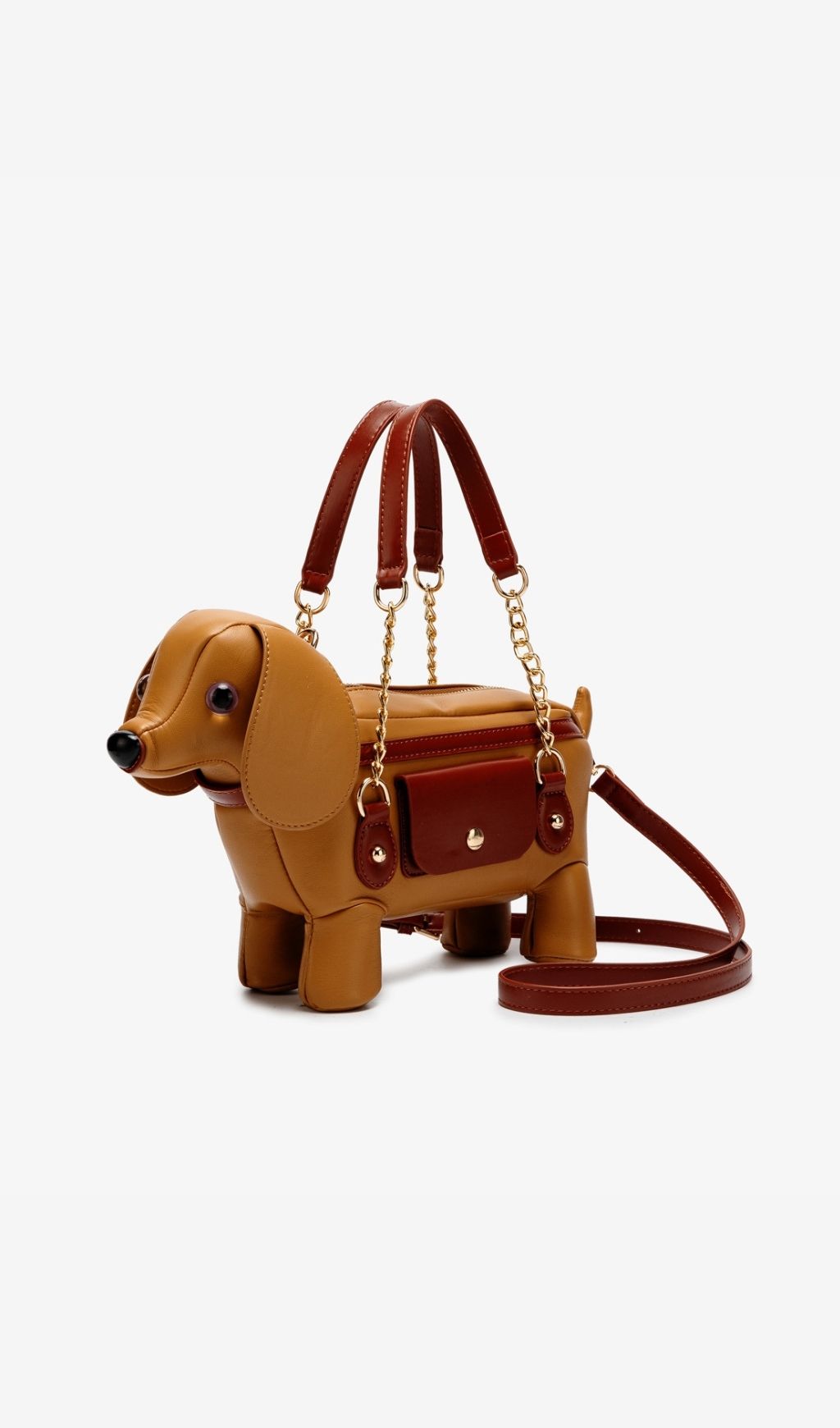 528da0c3d903e3c493a7a82324b9fd4c.jpg Fashionslee Women Khari Brown Dog-shaped Bag
