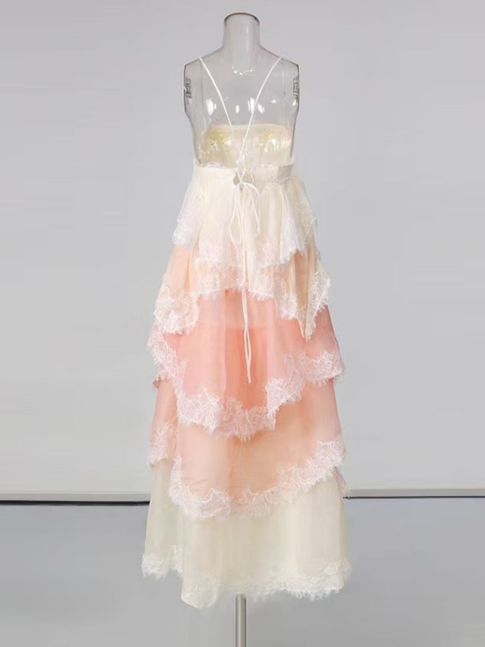 TRENDING LACE LAYERED MAXI DRESS - OWNCI TRENDING LACE LAYERED MAXI DRESS - OWNCI