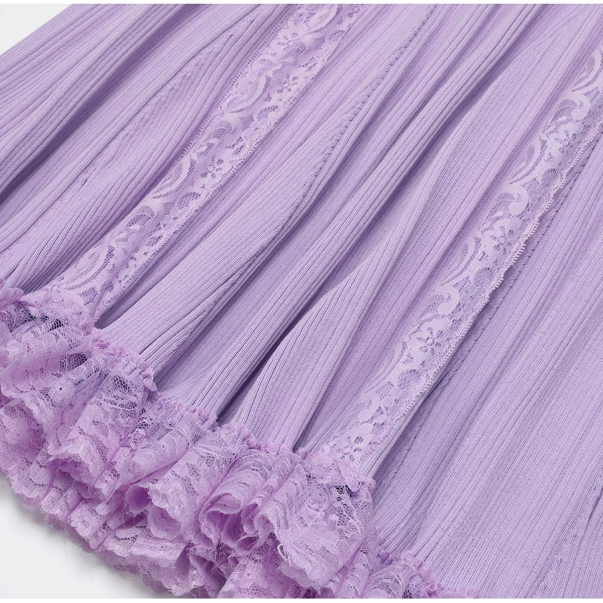 52c8842c509e3373ea75610f8909c5d1.webp Fashionslee Women Kinzy Purple Short Sleeve Lace Midi Dress