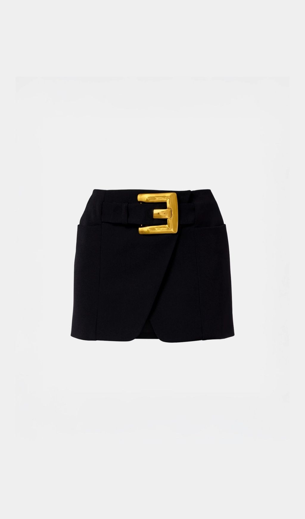 TRENDING BLACK METAL BUTTON MINI SKIRT - OWNCI TRENDING BLACK METAL BUTTON MINI SKIRT - OWNCI