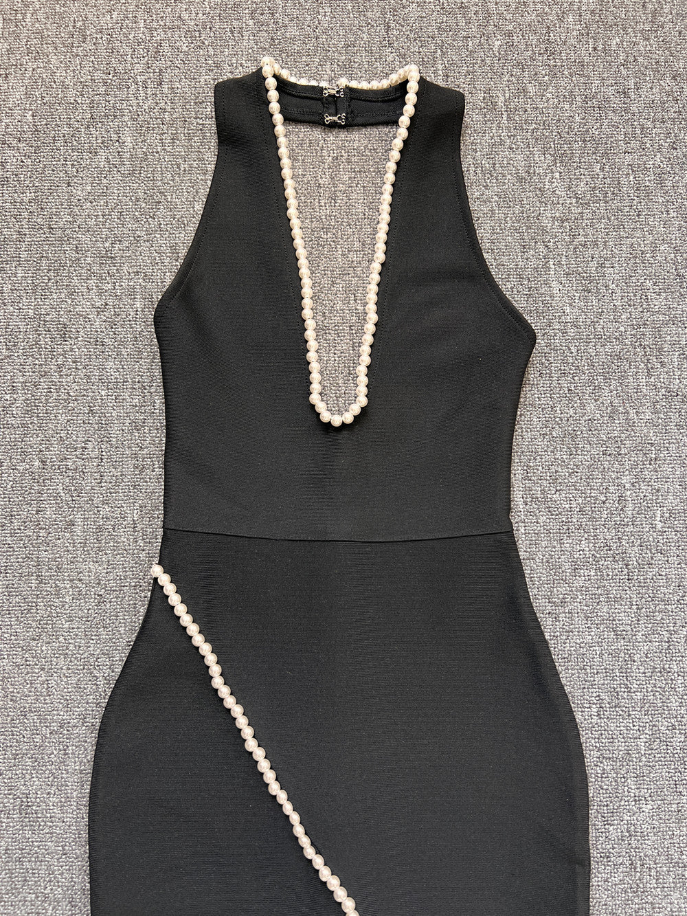 54bc01ae4033431d3ec0eb76024ee32d.jpeg Fashionslee Women Aglaia Black Pearl Maxi Dress