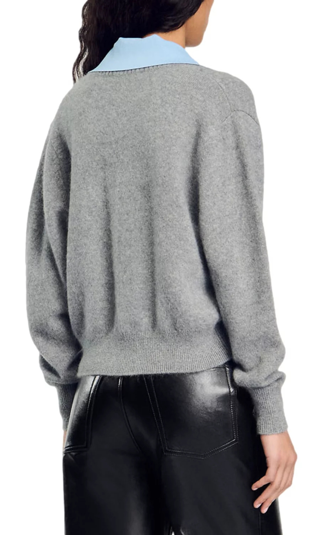 55a5dc771f408c5851e1be180d86cc24.jpg Fashionslee Women Layered Knit Sweater