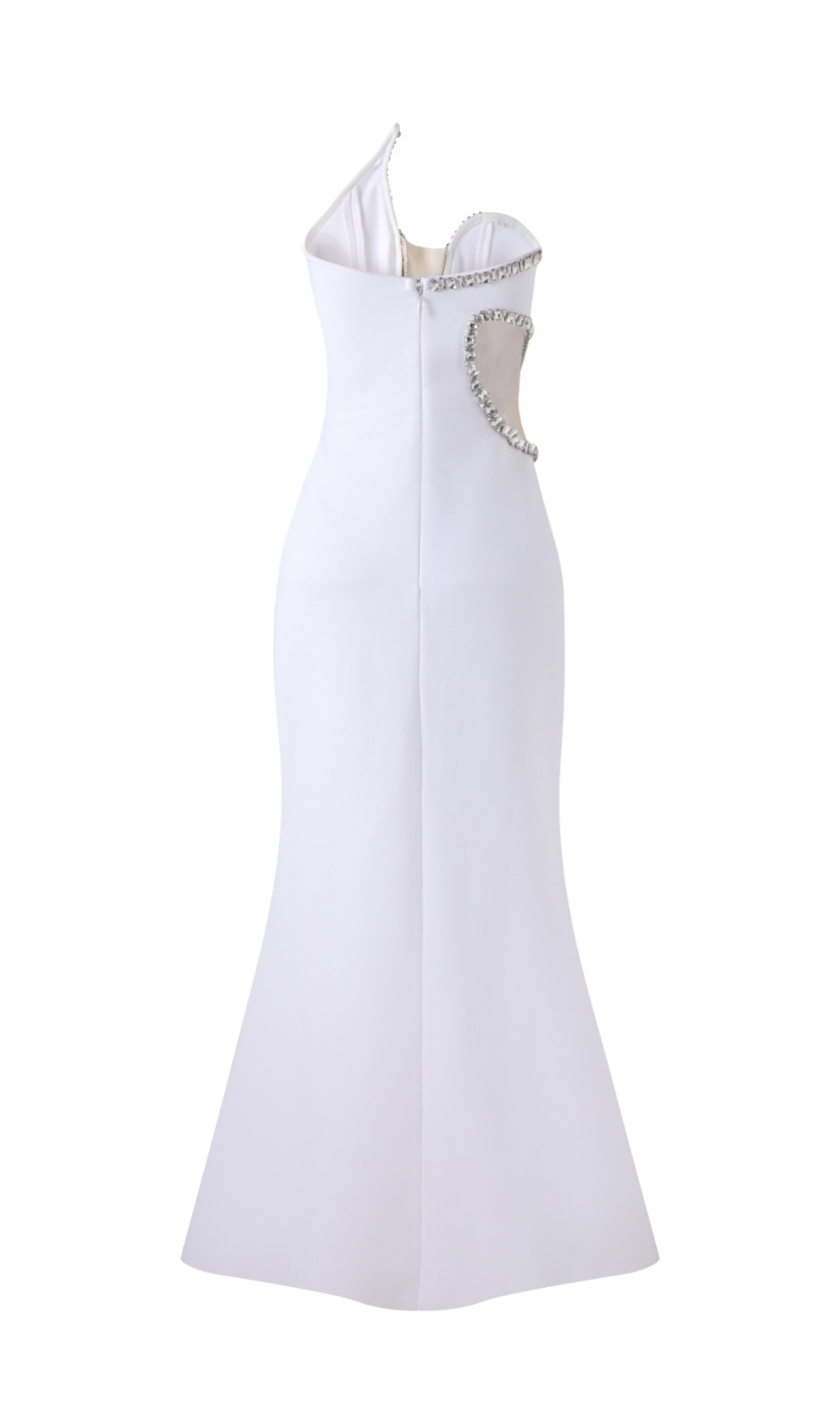 55e44c0578c1db86b2ba9bacee5eb23d.jpg Fashionslee Women Ena White Diamond Bandage Maxi Dress