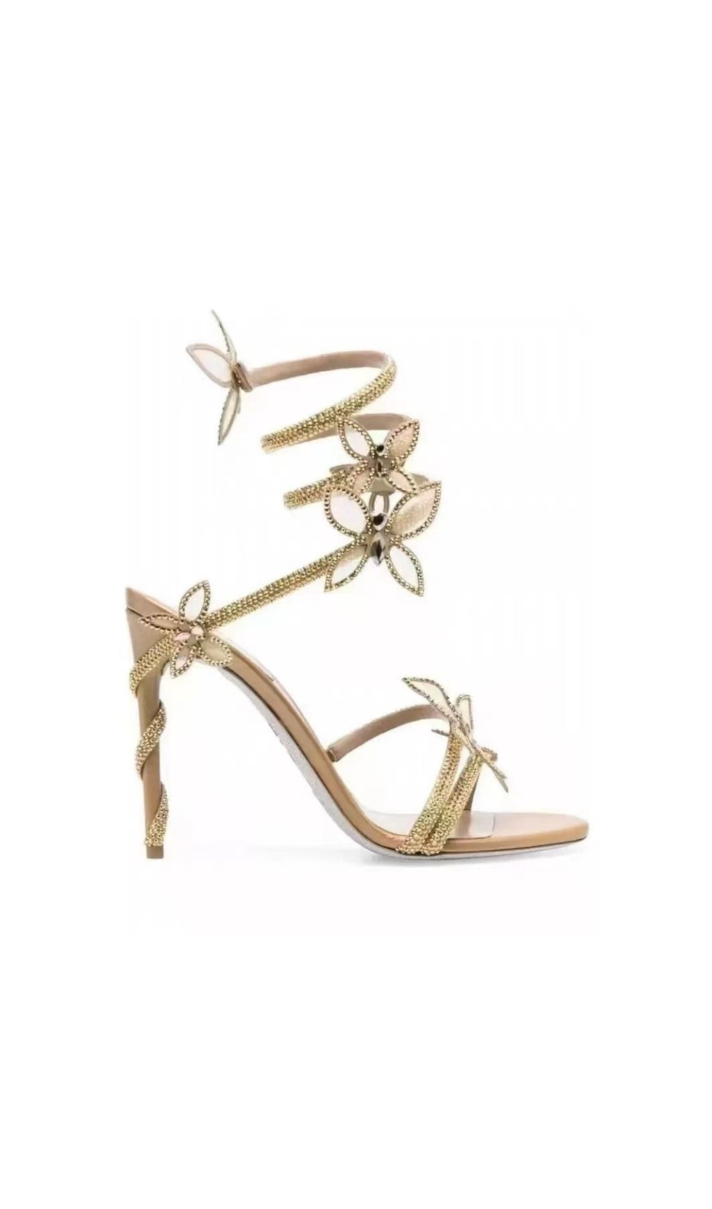 Fashionslee Women Kylia Diamante Butterfly Heels