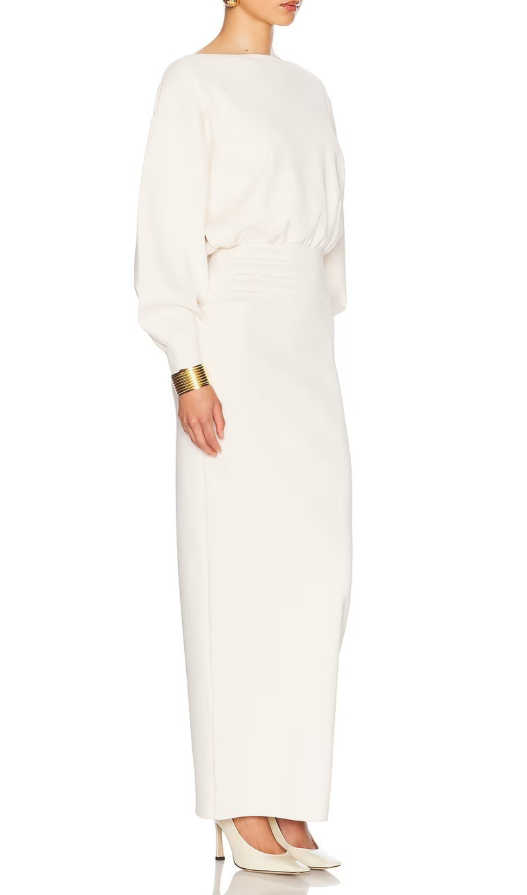 56879e9c3064ebe960862d46a6465d20.png Fashionslee Women Honoria White Long Sleeve Maxi Dress