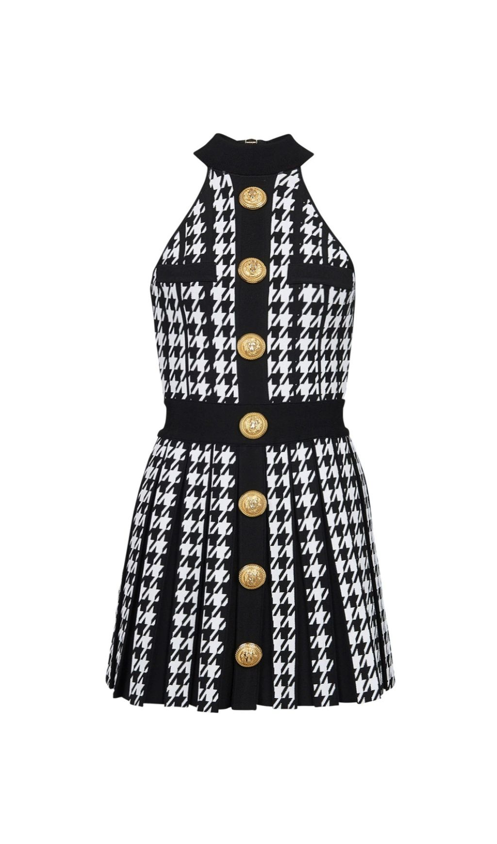 Fashionslee Women Fusayo Halter Graphic Mini Dress