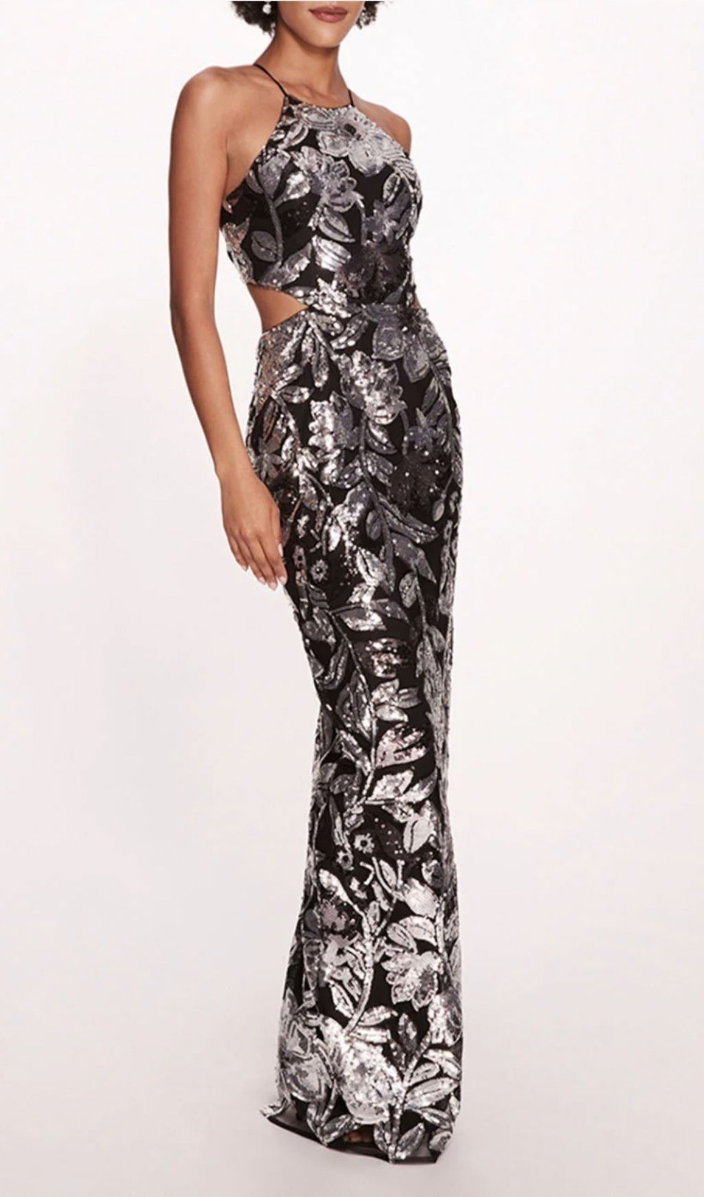 56f3e9550f8842f75f787134ed7bbf6c.jpg Fashionslee Women Gabe Sequin Backless Maxi Dress