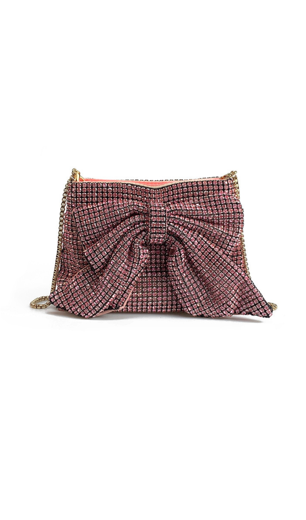 Fashionslee Women Diza Diamond Bow Handbag