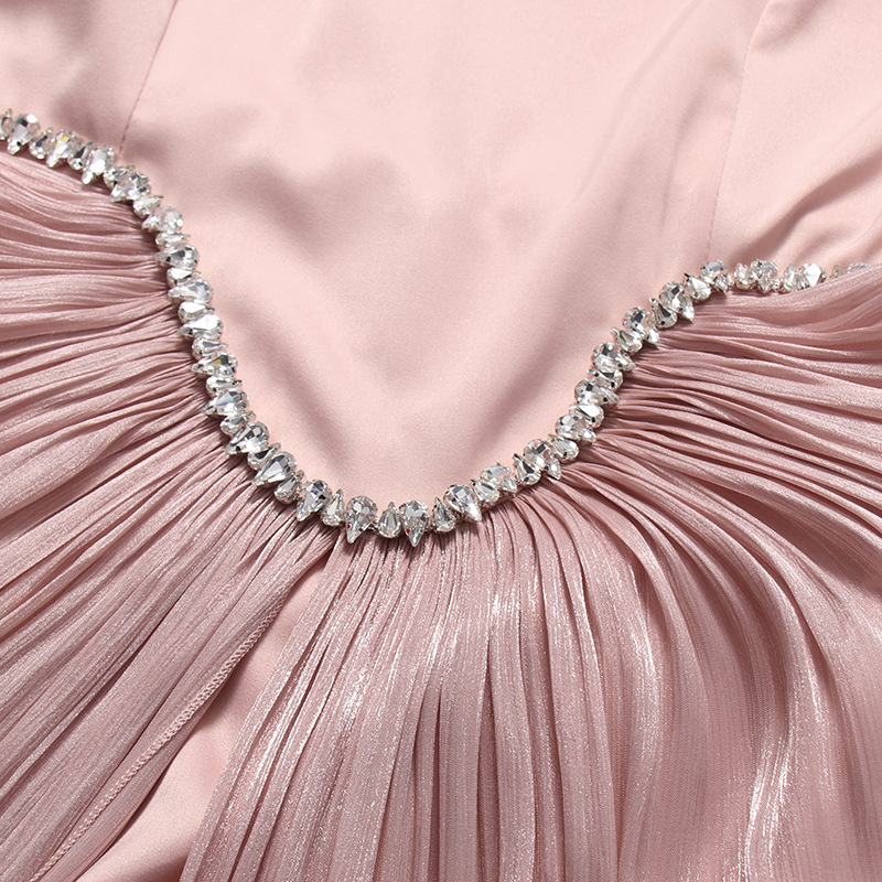 VINTAGE VIBES PINK MAXI DRESS - OWNCI