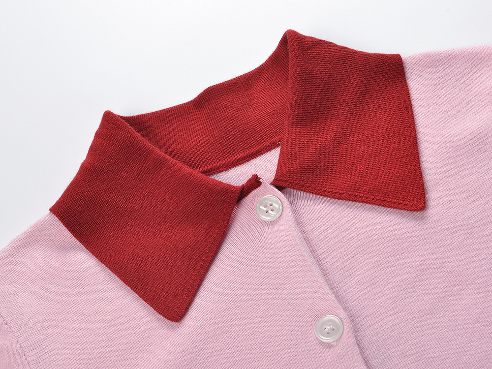 587677dbb33d481be3cf8a26a9067f12.jpg Fashionslee Women Haide POLO Long Sleeve Knit Top