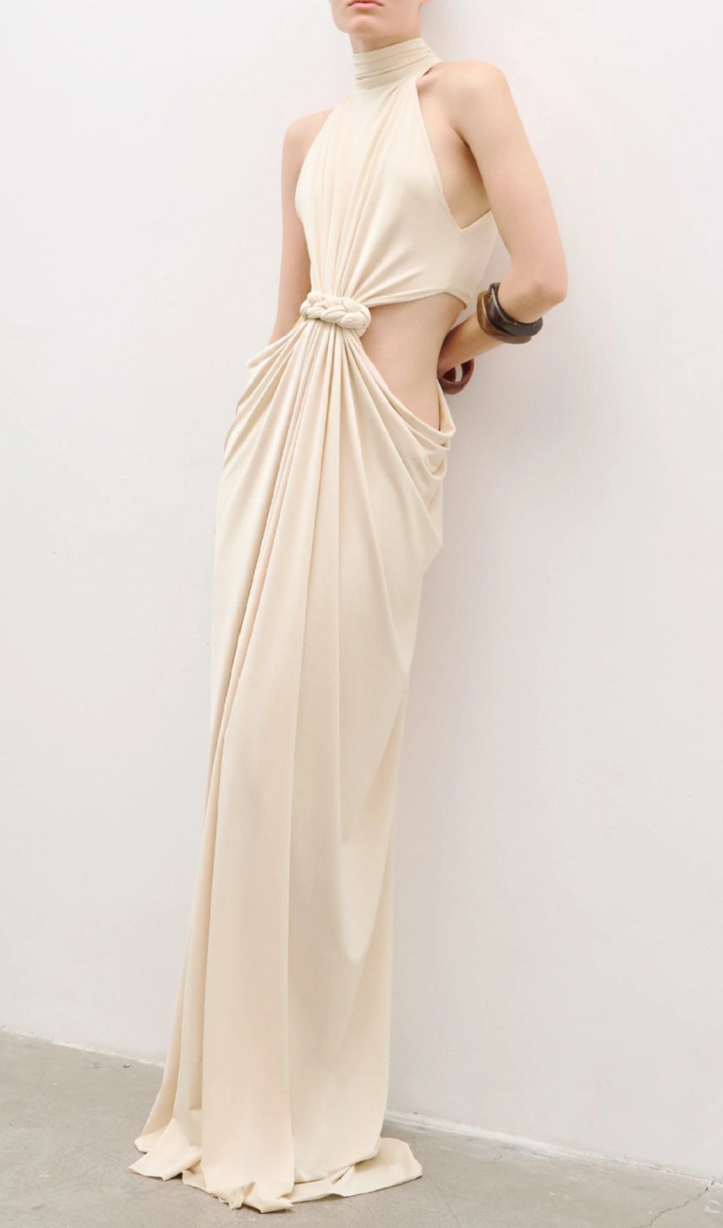 Fashionslee Women Jayme Sleeveless Cutout Maxi Dress