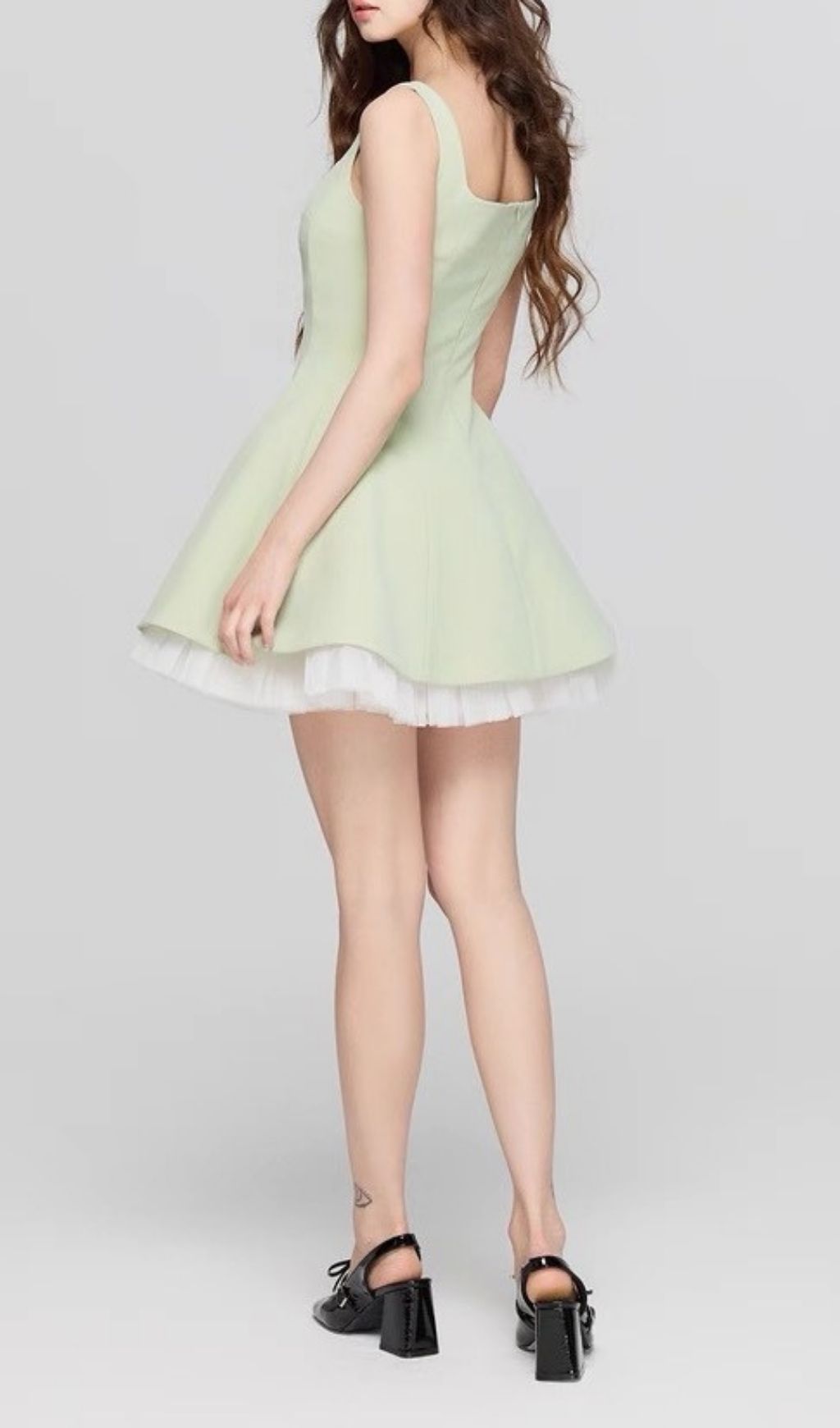 Fashionslee Women Karlie Green Strappy Mini Dress