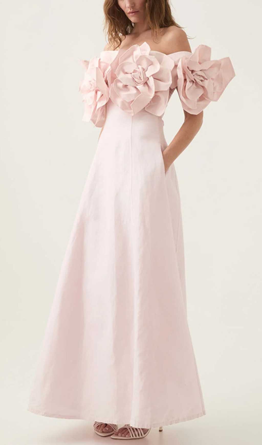 59035fd956754d12d44eb7d0ec2b71c4.jpg Fashionslee Women Chabela Flower Off-Shoulder Maxi Dress
