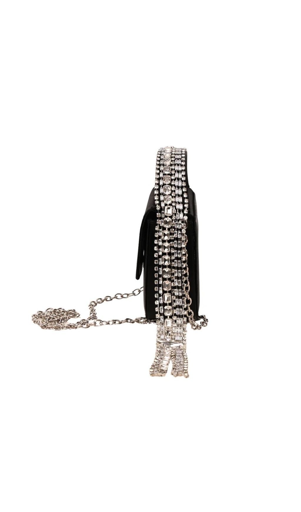 YELMAR VIRAL RHINESTONE FRINGE CROSSBODY BAG - OWNCI
