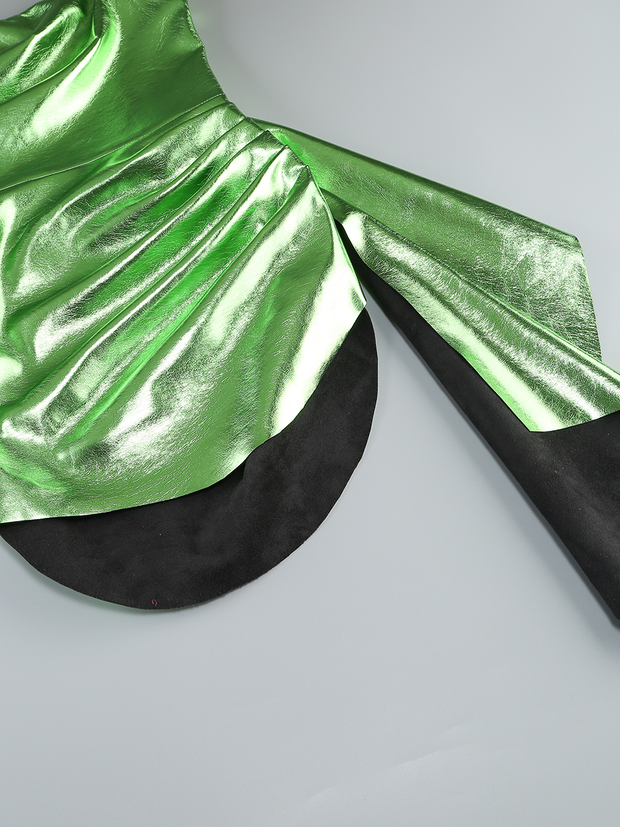 5a3a598b22052519ac08f83b70e30438.jpg Fashionslee Women Even Green Strapless Mini Dress