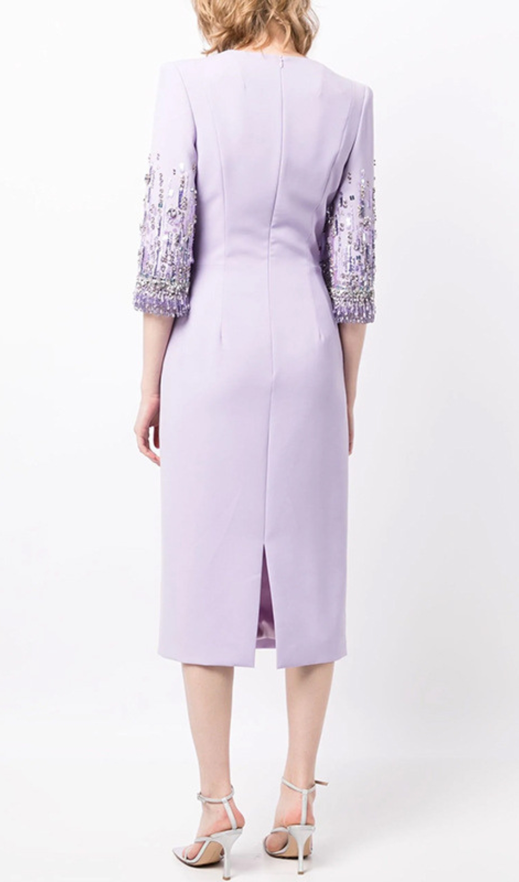 Fashionslee Women Dagny Embellished Midi Dress