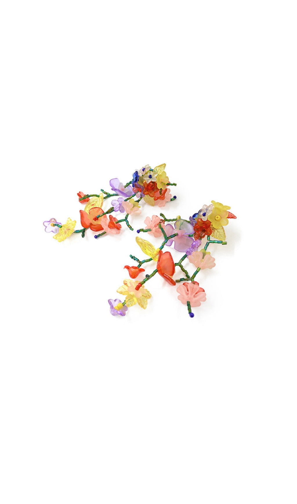 5b1710032e0c41bba64a86d9e43845f8.jpeg Fashionslee Women Avital Colorful Flower Acrylic Earrings