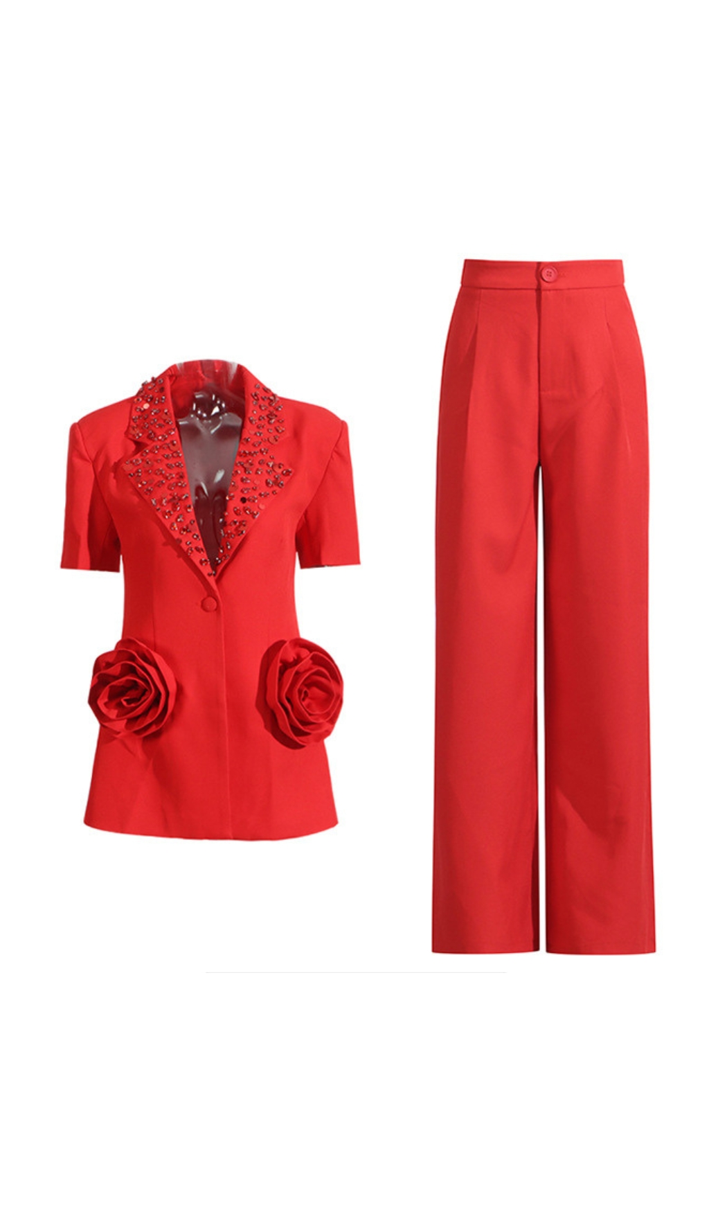 5b544f3a5d7579f53739b8156878a1f1.jpg Fashionslee Women Enola Flower Diamond Blazer & Pants Set