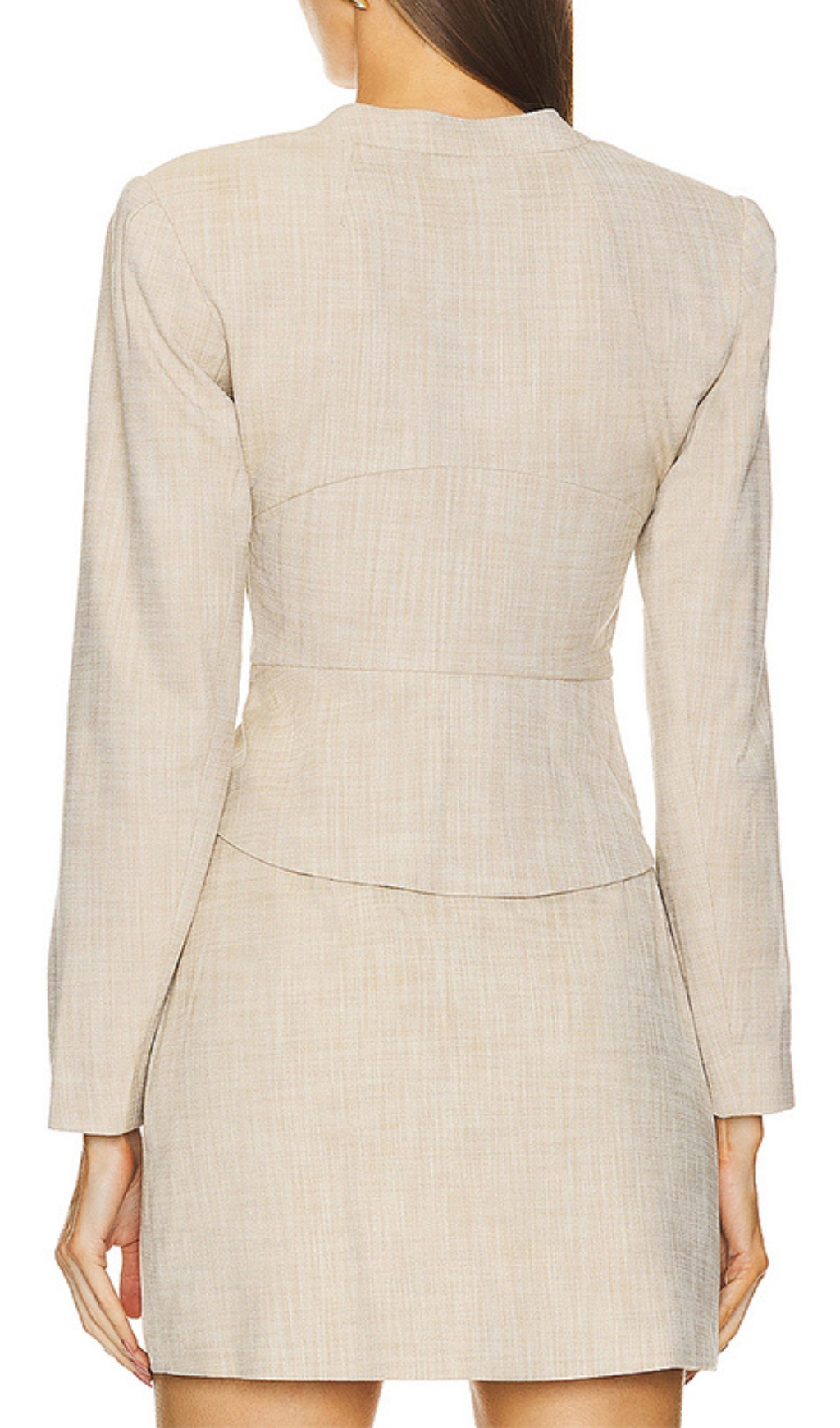 Fashionslee Women Barth Belt Blazer Two-Piece Set