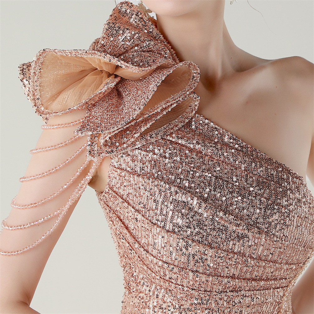 5bb1ca78b5e35eef2912a861dd6e7a8f.jpg Fashionslee Women Ikia One-Shoulder Sequin Maxi Dress