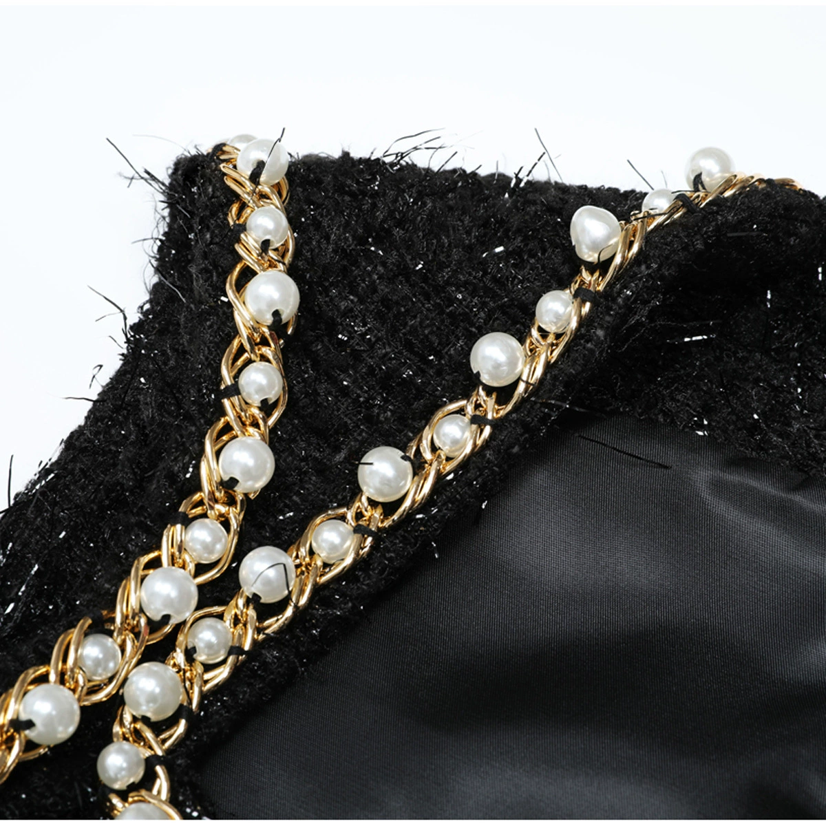 BLACK BEADED MINI DRESS – VIRAL SLEEVELESS AESTHETIC - OWNCI