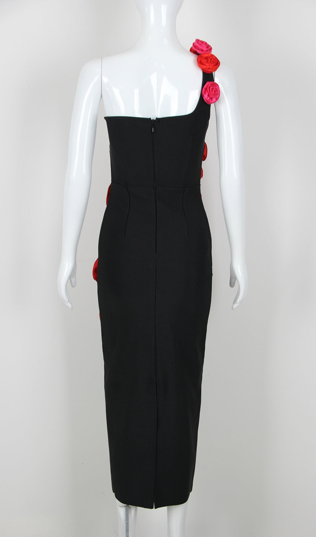 Fashionslee Women Azania One Shoulder Flower Bandage Dress