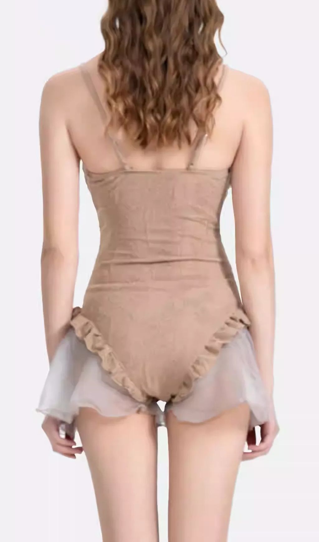 Fashionslee Women Gabby Brown One-Piece Swimsuit