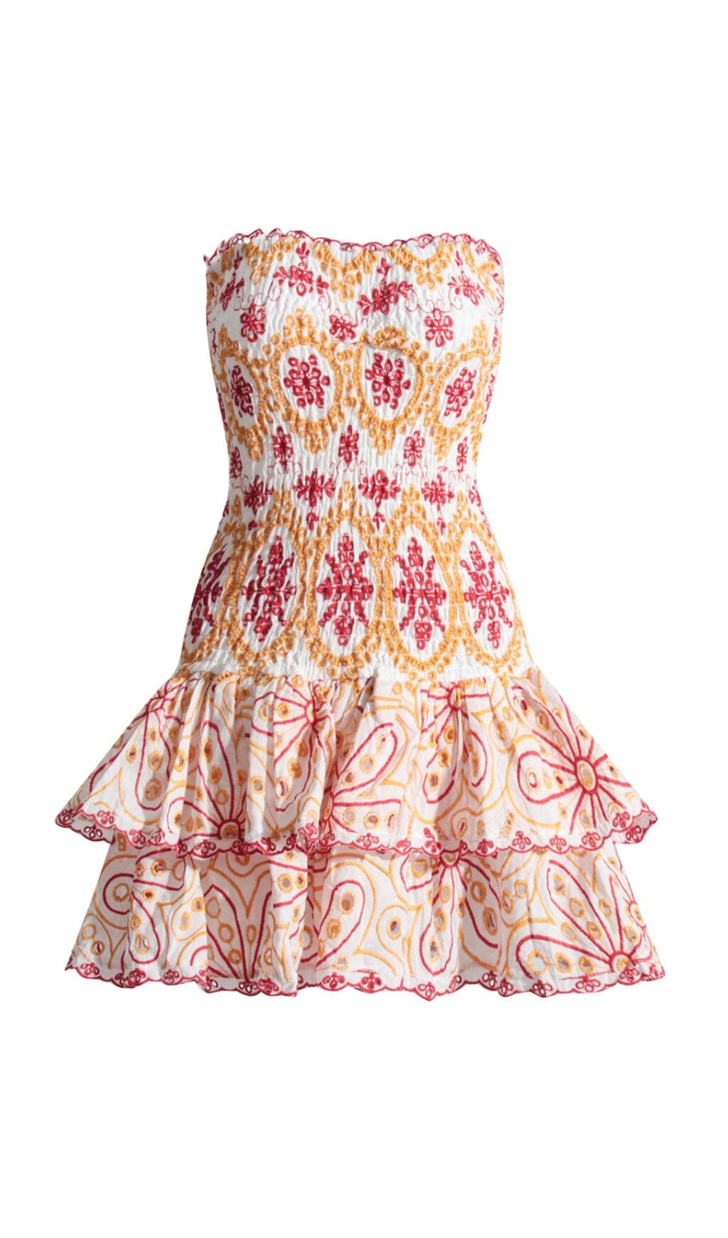 5c5aad8f4e7b212ac49c91a7ce5d8f5f.jpeg Fashionslee Women Strapless Ruffle Mini Dress
