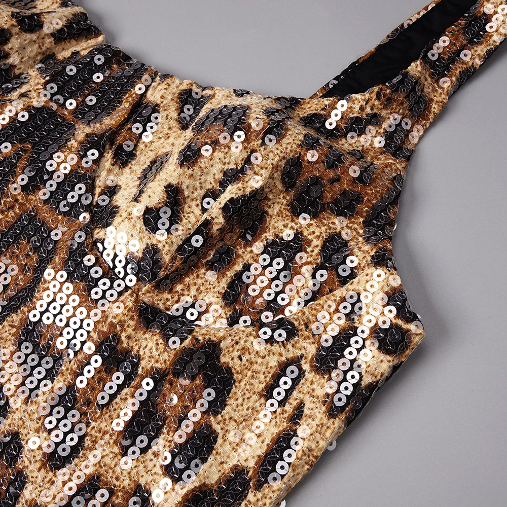 5c8e8f3330ef828cf4e562d5c0ec094c.jpg Fashionslee Women Jarrell Leopard Sequin Maxi Dress With Cape