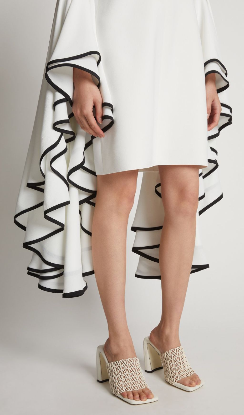 TRENDING RUFFLE MINI DRESS IN WHITE - OWNCI TRENDING RUFFLE MINI DRESS IN WHITE - OWNCI